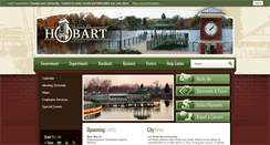 Desktop Screenshot of cityofhobart.org
