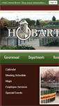 Mobile Screenshot of cityofhobart.org
