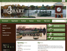 Tablet Screenshot of cityofhobart.org